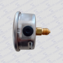 Manometro Ø 63mm - Saida Horizontal - 0-400bar - R-1/4 Bsp C/ Glicerina C/ Logo Convicta - C/garra - Wika