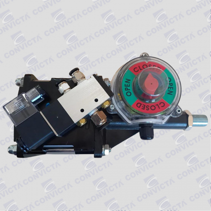 KIT ATUADOR PNEUMATICO PARA VALVULA BORBOLETA Ø200/250/300MM PD100B
