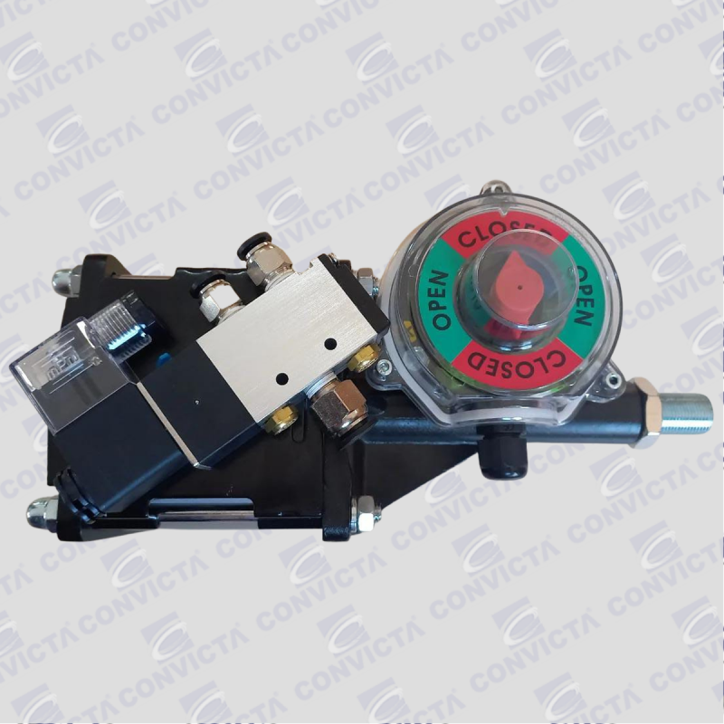 KIT ATUADOR PNEUMATICO PARA VALVULA BORBOLETA Ø200/250/300MM PD100B