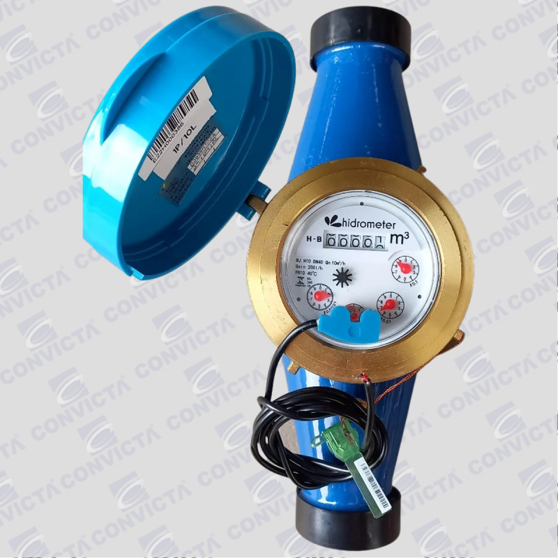 HIDROMETRO MULTIJATO 1.1/2 DN40  1 PULSO/10 LITROS