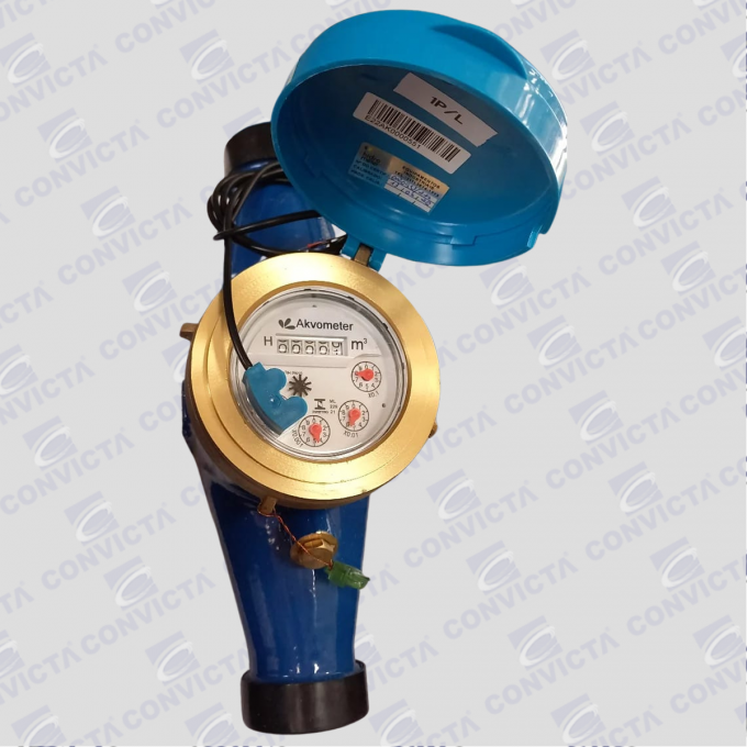 HIDROMETRO MULTIJATO 1.1/2 DN40  1 PULSO/1 LITRO