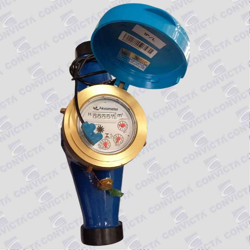 HIDROMETRO MULTIJATO 1.1/2 DN40  1 PULSO/1 LITRO