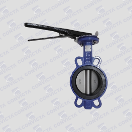 Válvula Borboleta Ø100mm World Flap Com Alavanca Manual