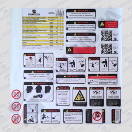 Kit de Adesivos para Betoneira