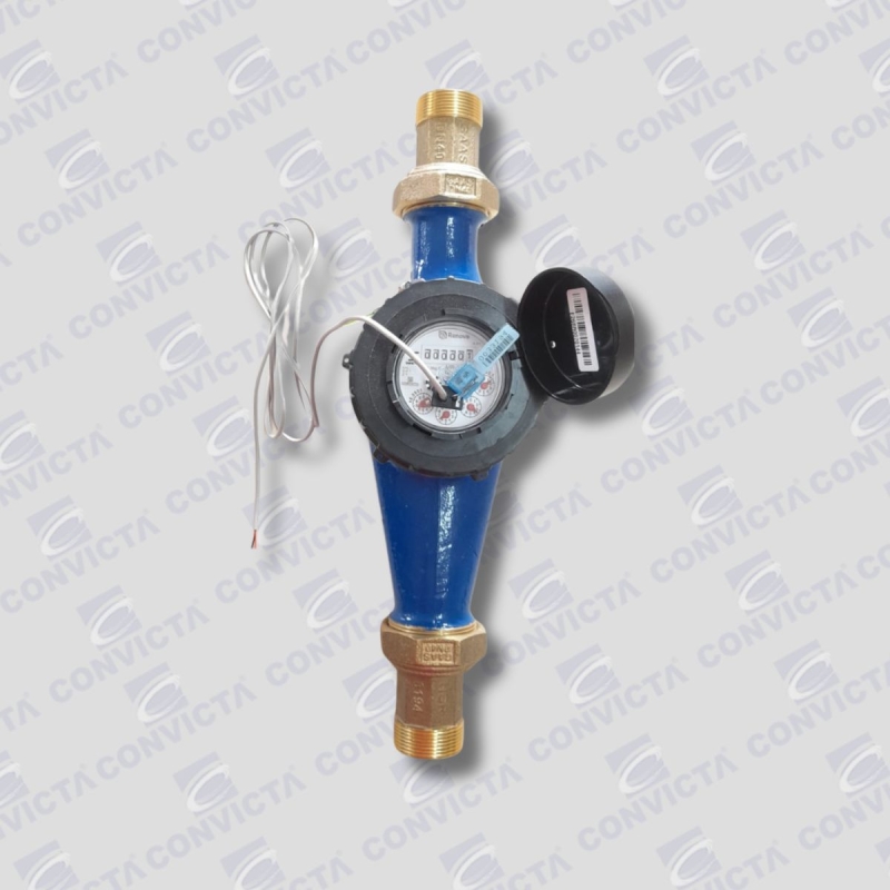 Hidrômetro Multijato 1.1/2 dn40  1 pulso/10 litros - Renova