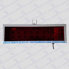 REPETIDOR DIGITAL P/ CENTRAL CONCRETO C/ SUPORTE EB 3015 LED