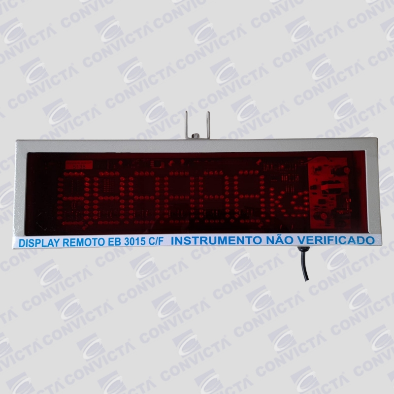 REPETIDOR DIGITAL P/ CENTRAL CONCRETO C/ SUPORTE EB 3015 LED