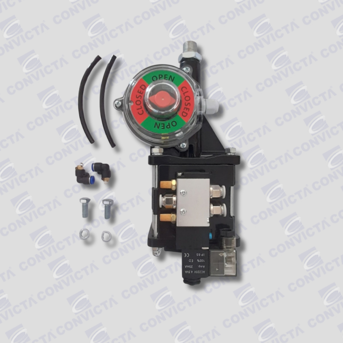 KIT ATUADOR PNEUMATICO PARA VALVULA BORBOLETA Ø200/250/300MM PD100B