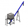 MOEGA PARA BIG BAG 3M3 E ROSCA TRANSPORTADORA Ø219 X 7000MM